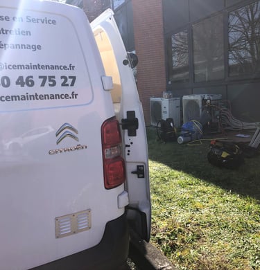 ICE MAINTENANCE Vérification charge gaz fluide frigorigène