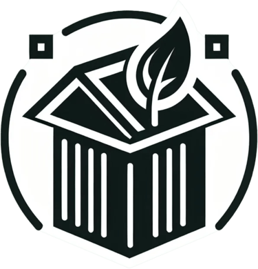 Kontejneri za stanovanje sa kosim krovom logo