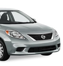 a silver car with a white background