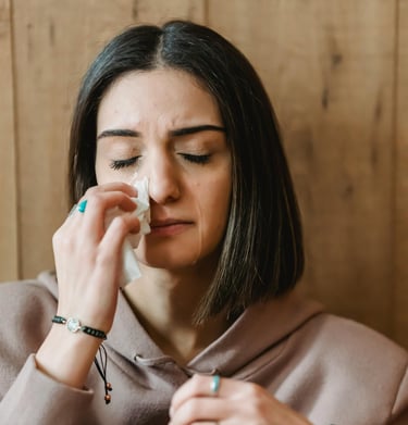 crying woman has cheating spouse and she feels hopeless and sad