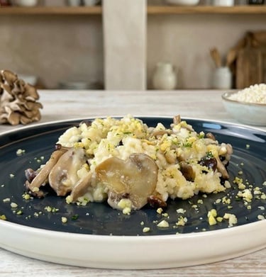 Mushroom risotto