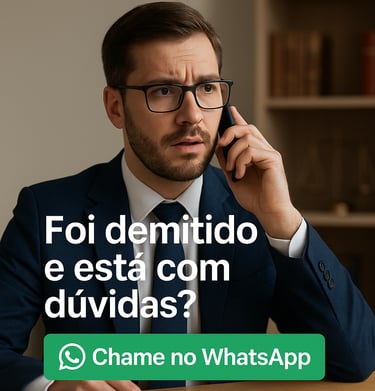 Advogado tirando dúvidas de um cliente através do telefone celular