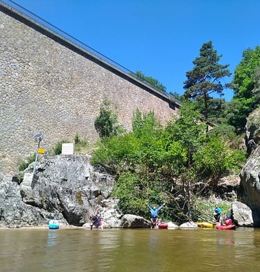 itinérance Allier canoë kayak rivière gorges chapeauroux alleyras monistrol