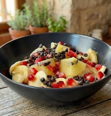 Coconut rice cream, a full breakfast in a bowl