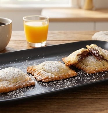 Puff pastry Gluten free cookies with chocolate cream recipe