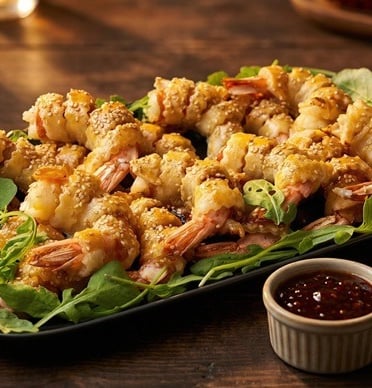 Shrimp bites - 3-ingredient shrimp bites, crispy & flavorful