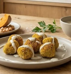 Polpette vegane di zucca e cecci