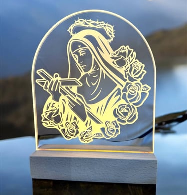 Lampada Led plexiglass Santa Rita
