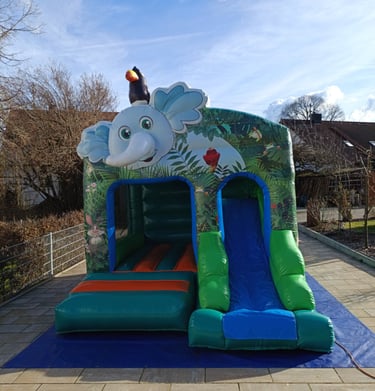 Hüpfburgverleih - Elefant
