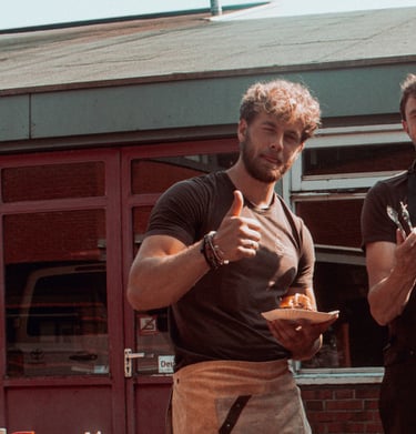 Onze Grillmaster Ben Hager Peppie & Koffie Foodtruck Groningen