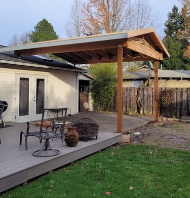 new rear covered porch