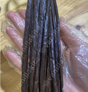 Vanilla beans on hand