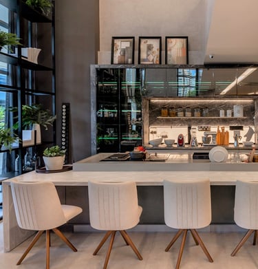 Projeto de Reforma de Cozinha com Ilha em São Paulo
