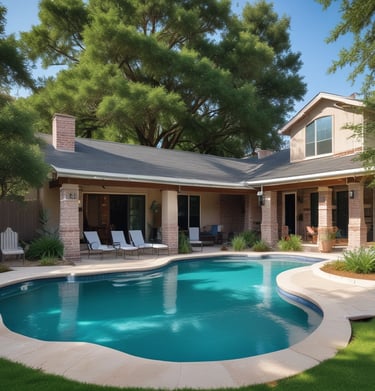 Close-up of a technician carefully balancing pool chemicals with precision equipment.