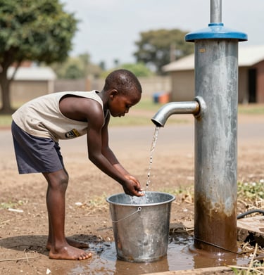 Community members gathered for a clean water workshop.