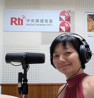 Fil interviewed me on Radio Taiwan International