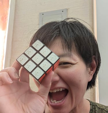 I solved a Rubik's cube that was left at home for 30+ years