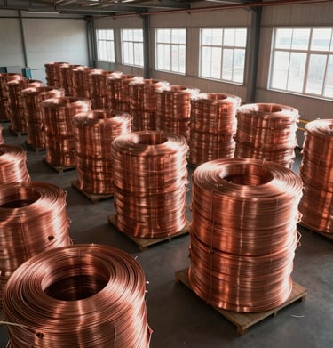 Stacks of old laptops and mobile phones ready for responsible recycling at our facility.