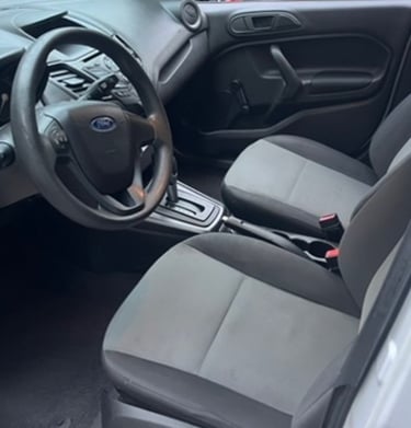 Front seat deep cleaning interior auto detailing Jackson Michigan