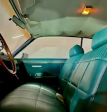 Vintage car interior cleaning and restoration detailing Jackson MI