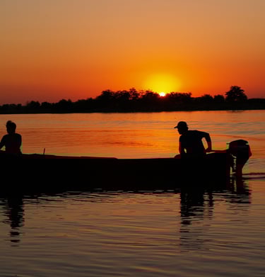 apus de soare in delta dunarii