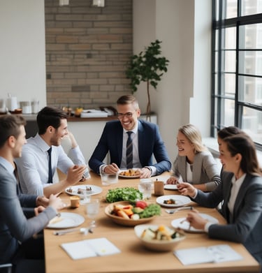 A small group of friends dancing with music equipment set up in a cozy living room.