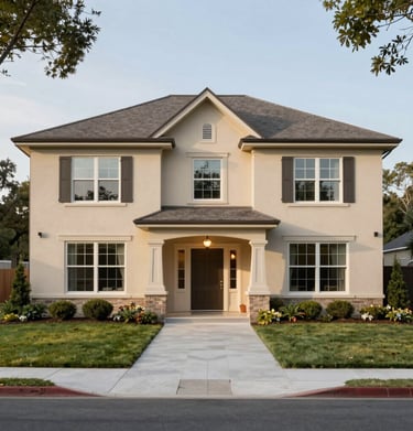 A professional photographer capturing a home's best angles during a listing shoot.