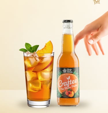ice tea peche craftee bio