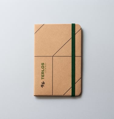 moleskine personalizado ecológico terlos stones