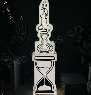 LED sign board with luxury bar props