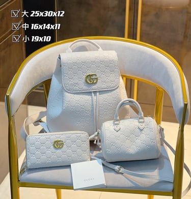 a chair with a bag and a purse