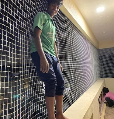 Terrace nets installation in bangalore