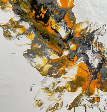 Dragon - Tableau art abstrait - art contemporain - acrylique sur toile
