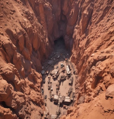 Close-up of cobalt ores showcasing their unique texture and color.