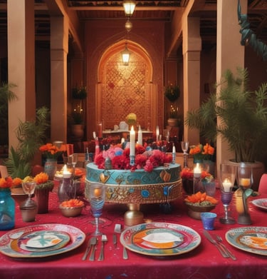 Aerial view of luxury beachfront villas surrounded by lush greenery and palm trees. The villas have unique thatched roofing and private circular pools. The sandy beach and ocean are visible on the left side.