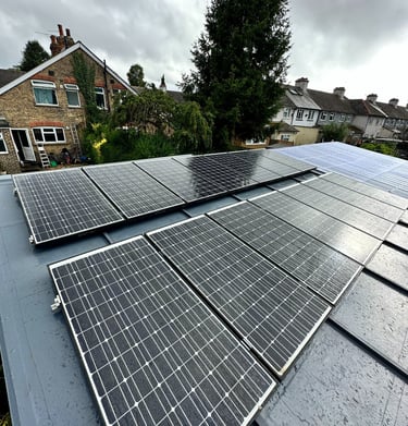 Solar Panel installation in Sunbury, Surrey