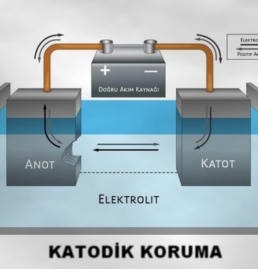 Katodik koruma sistemiyle metal yapıların korozyona karşı güvenliğini sağlayan ölçüm cihazları kulla