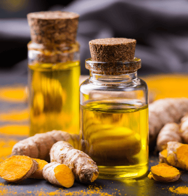 Premium turmeric essential oil for wellness and aromatherapy use