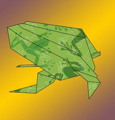 Origami Rospo