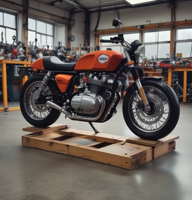 A customized white car is parked in a garage with a prominent front bumper and grill design. The windshield displays text decals reading 'THIS SHIT BUSSIN' and 'Royal Spades'. The background includes concrete pillars and a chain-link fence.