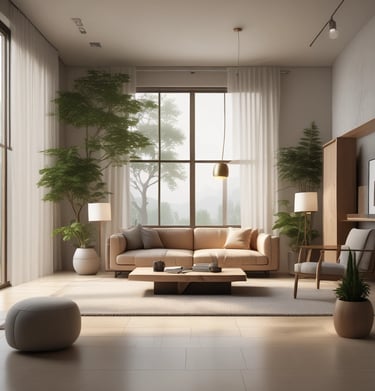 A modern kitchen with sleek appliances and stylish cabinetry.