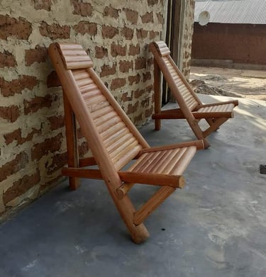 Terrasse de la boutique à la Ferme Aménopé Togo Permaculture