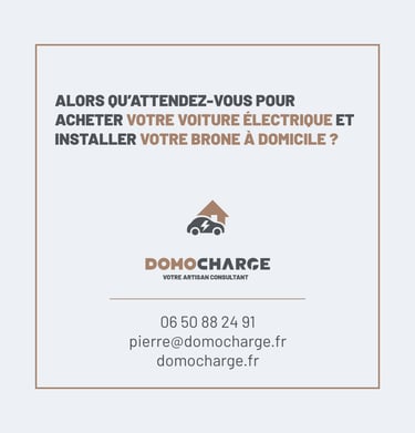 Installez votre borne avec Domocharge
