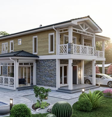 casa steel framing en dos plantas