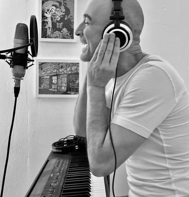 Hitting that record button gives me joy .. i feel so in the moment ..