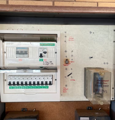 domestic switchboard upgrade with RCBO protection and circuit labelling