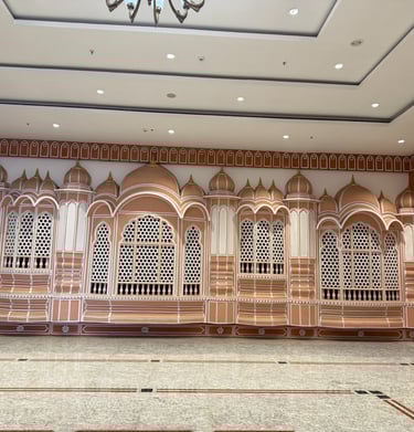 a large room with a chandelier and chandelier