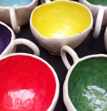Tazas. Cerámica La Casa de las Arañas