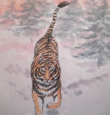 tigre peinture chinoise