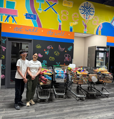 Food delivery at local food bank
